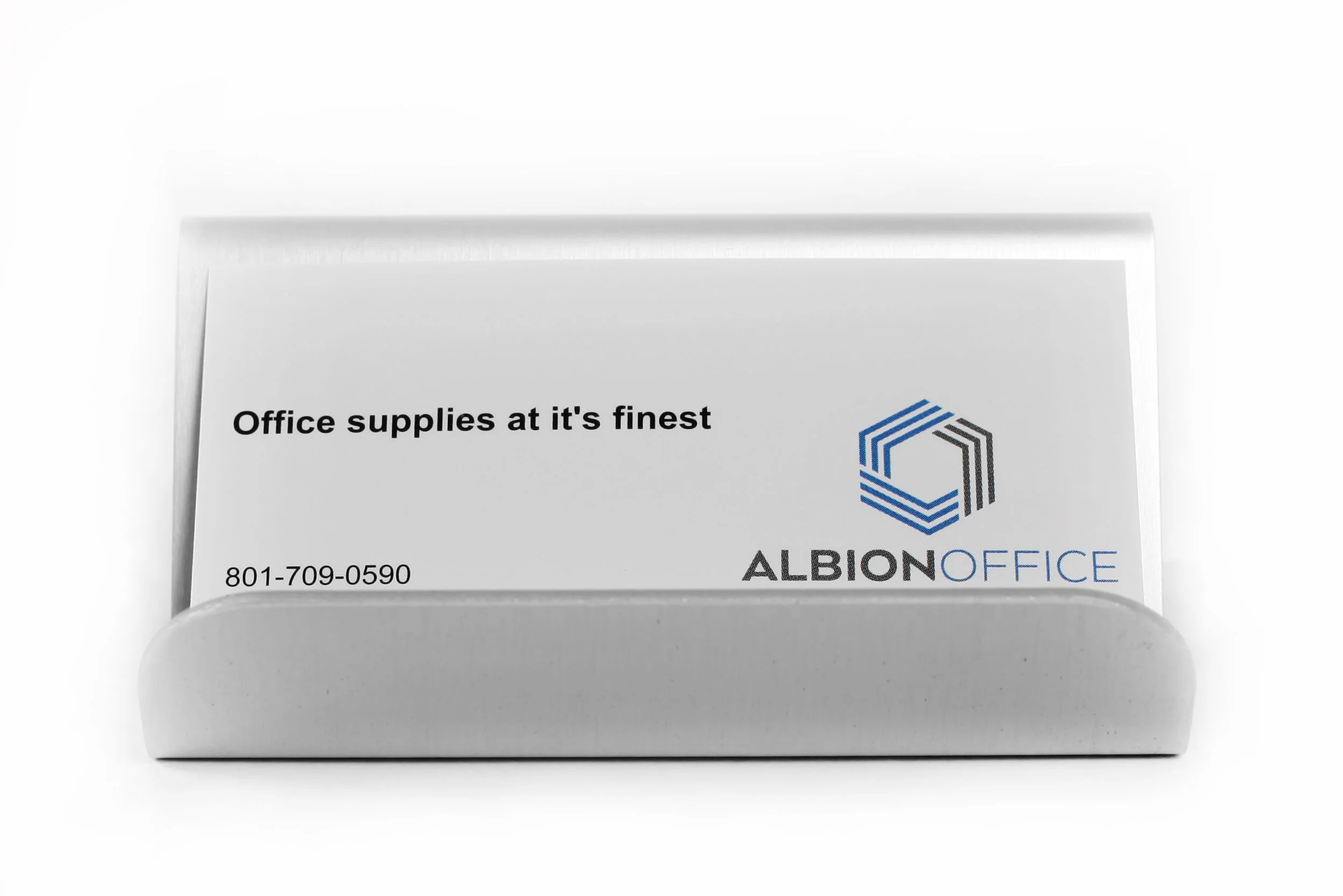 Aluminum Business Card Holder
