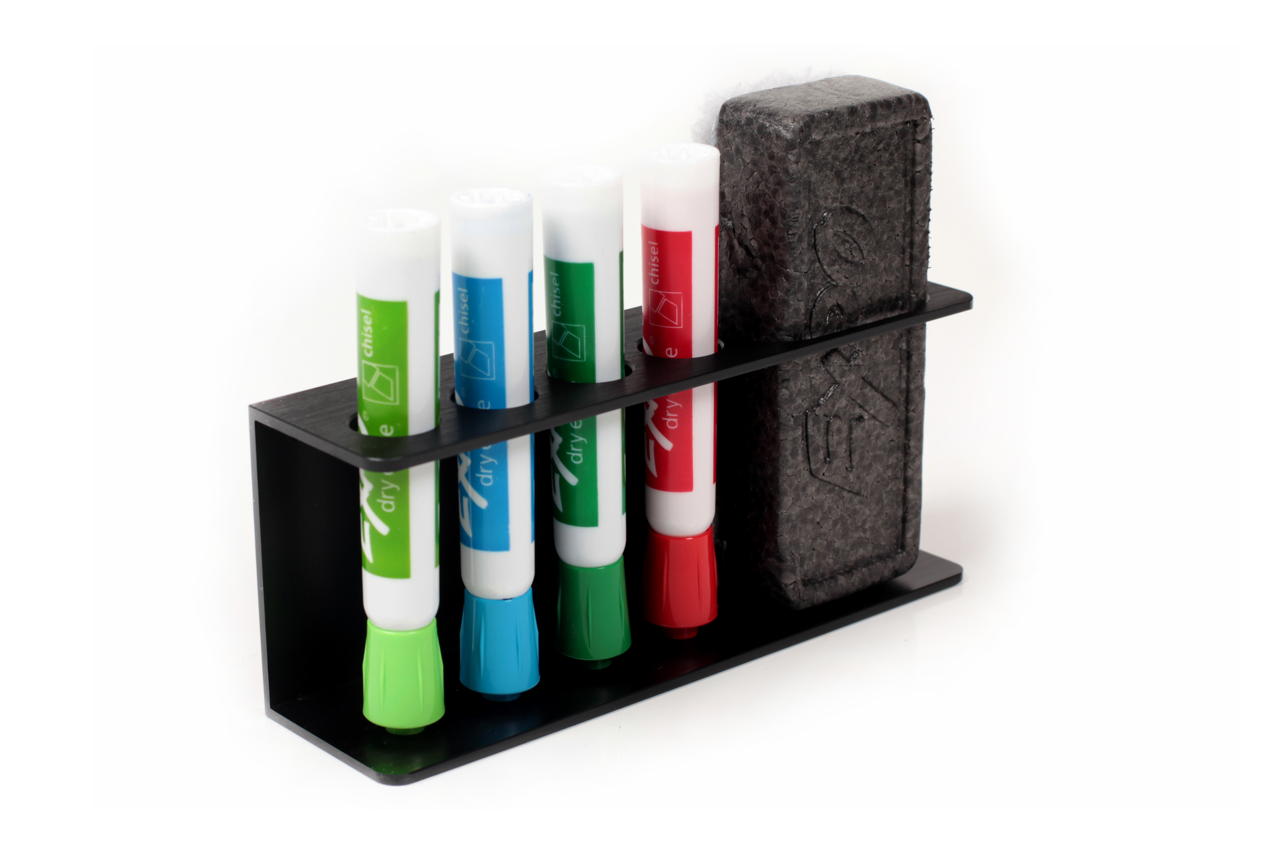 Marker Holder Tray for Whiteboards (Black)